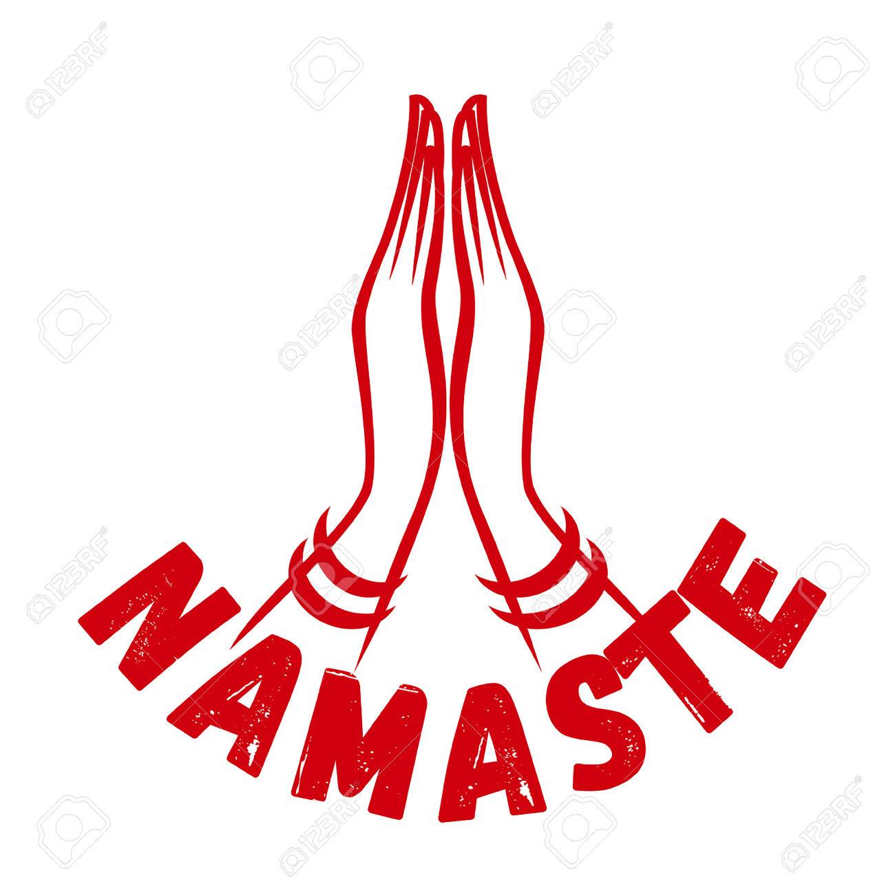 indian womans hand greeting posture of namaste vector illustration royalty free cliparts vectors and stock illustration image 74396755 indian womans hand greeting posture of namaste vector illustration