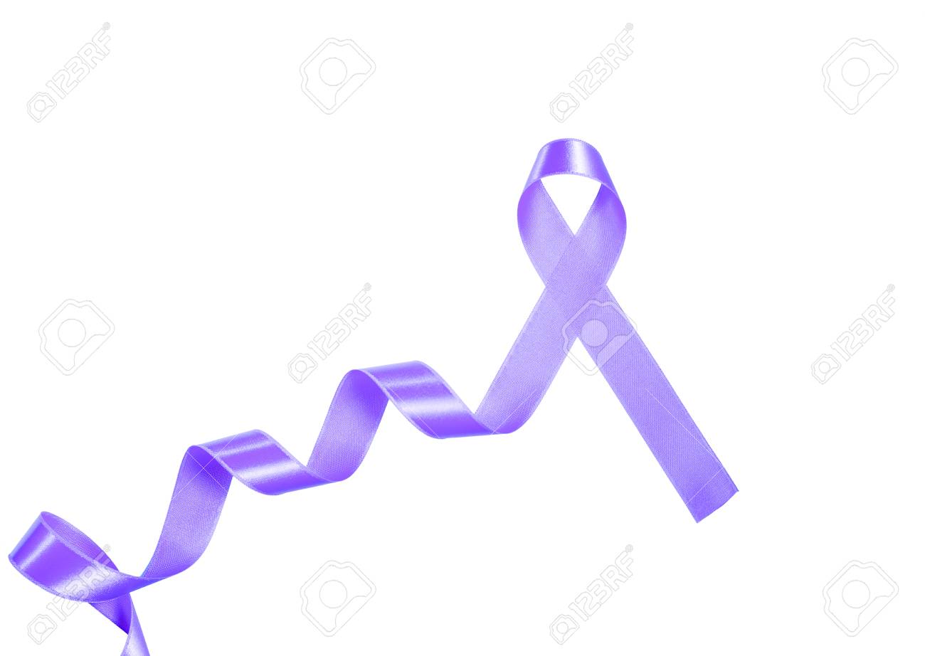 world cancer day purple ribbon stock photo picture and royalty free