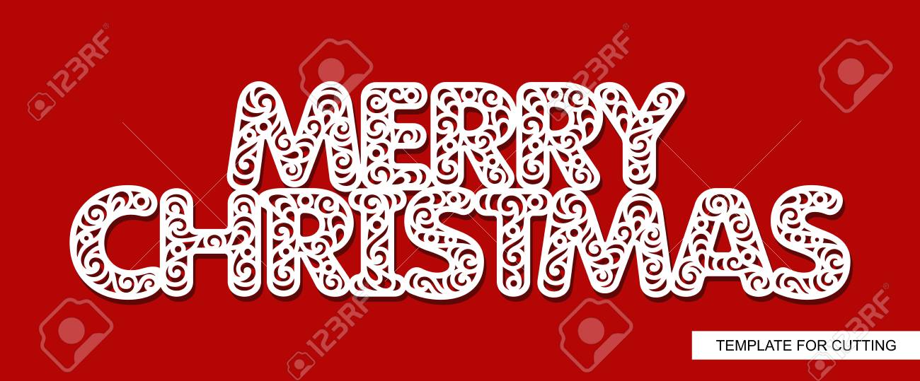 Merry Christmas Template Word from previews.123rf.com