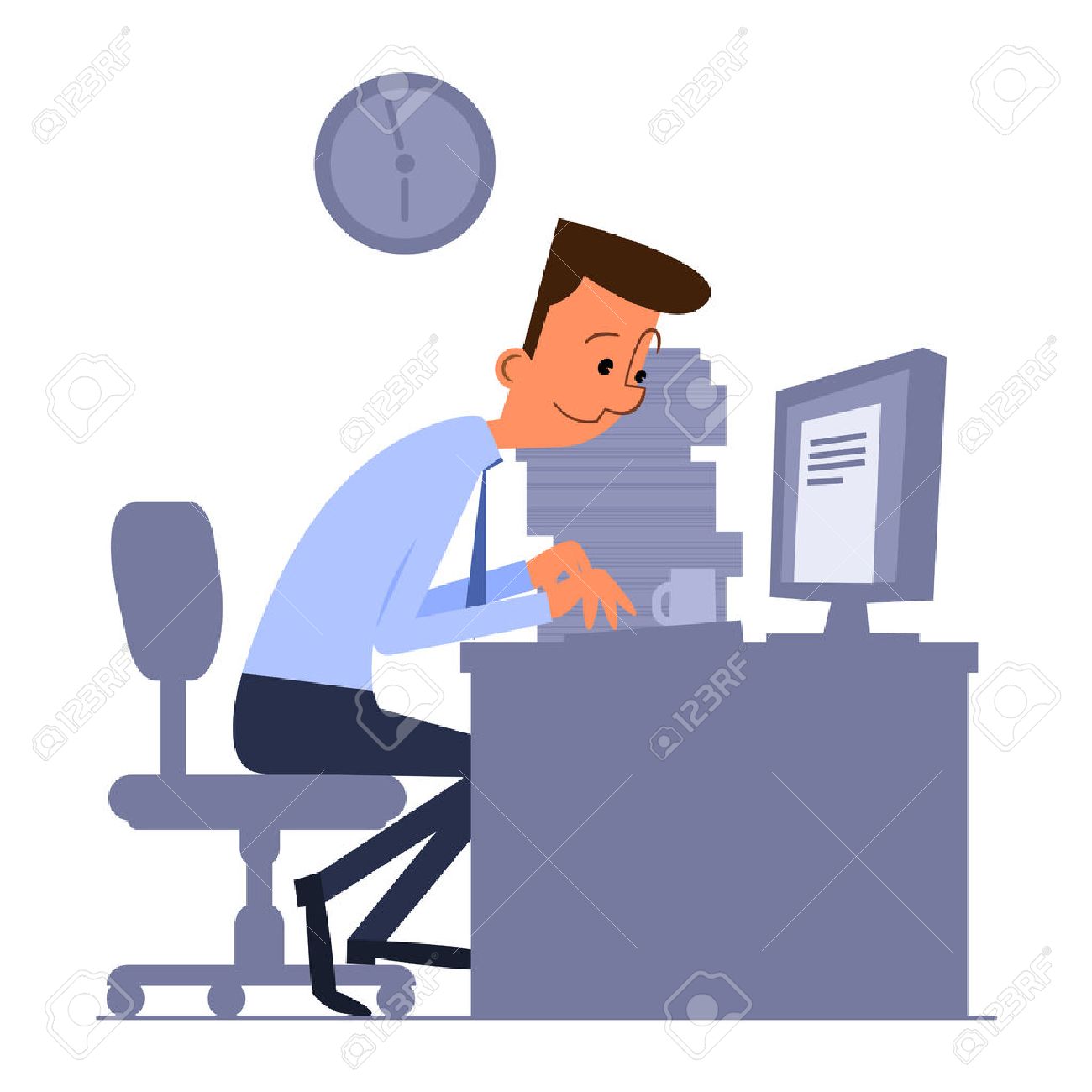 office cartoon