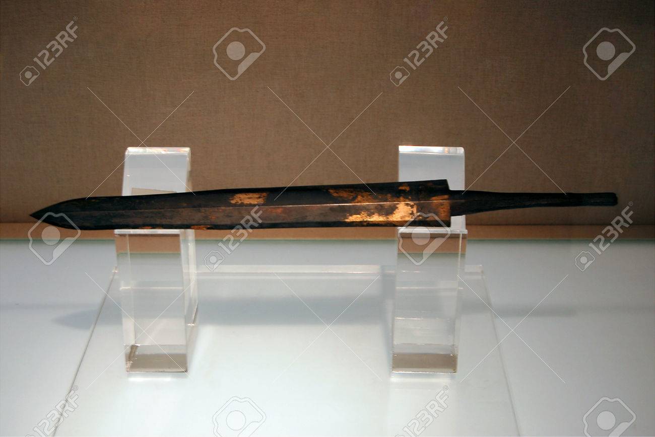 古銅 青銅剣 中国古美術 本格銅剣レプリカ 50cm 古銅 青銅剣 中国古