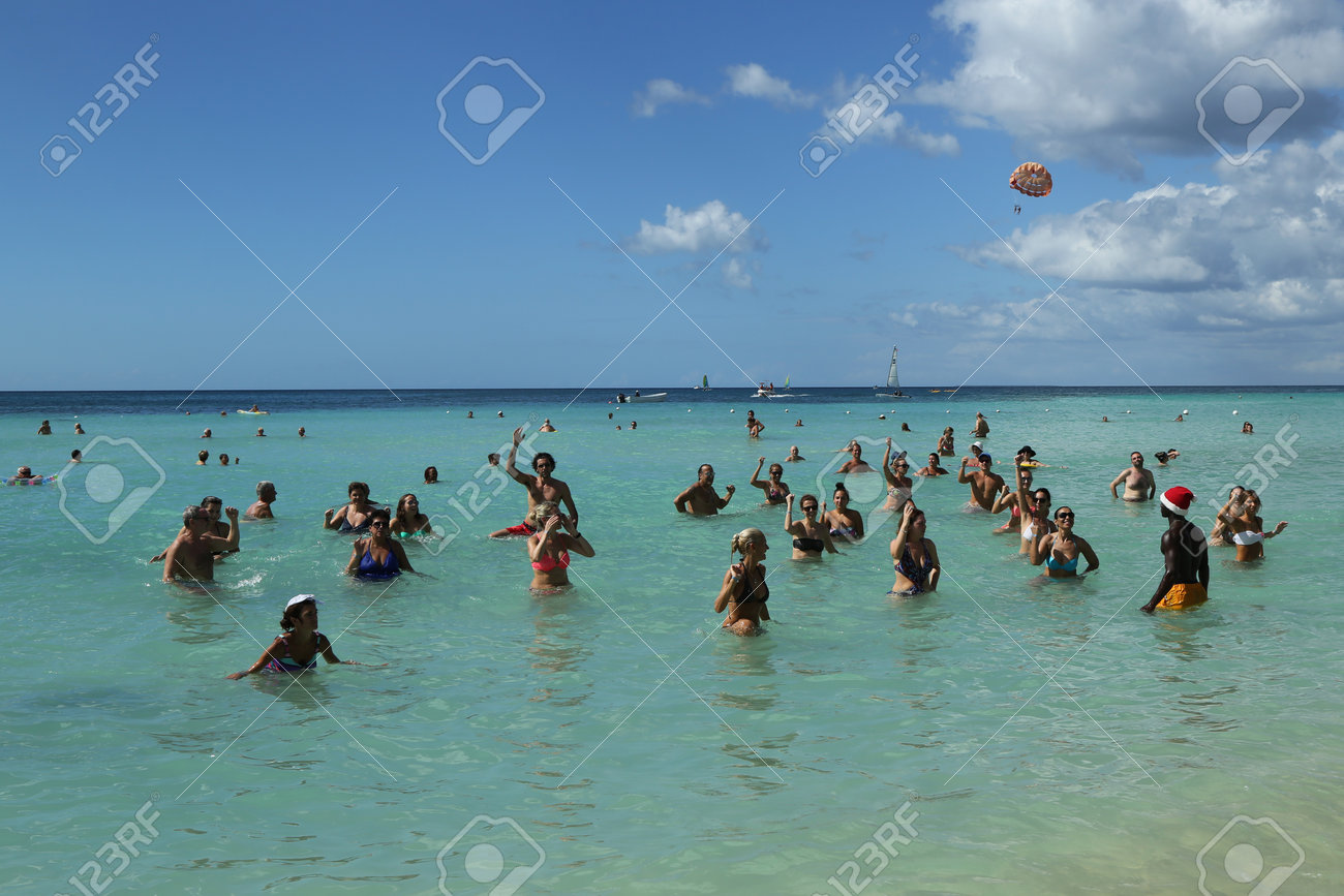 La Romana Dominican Republic December 30 2016 Scene At Playa