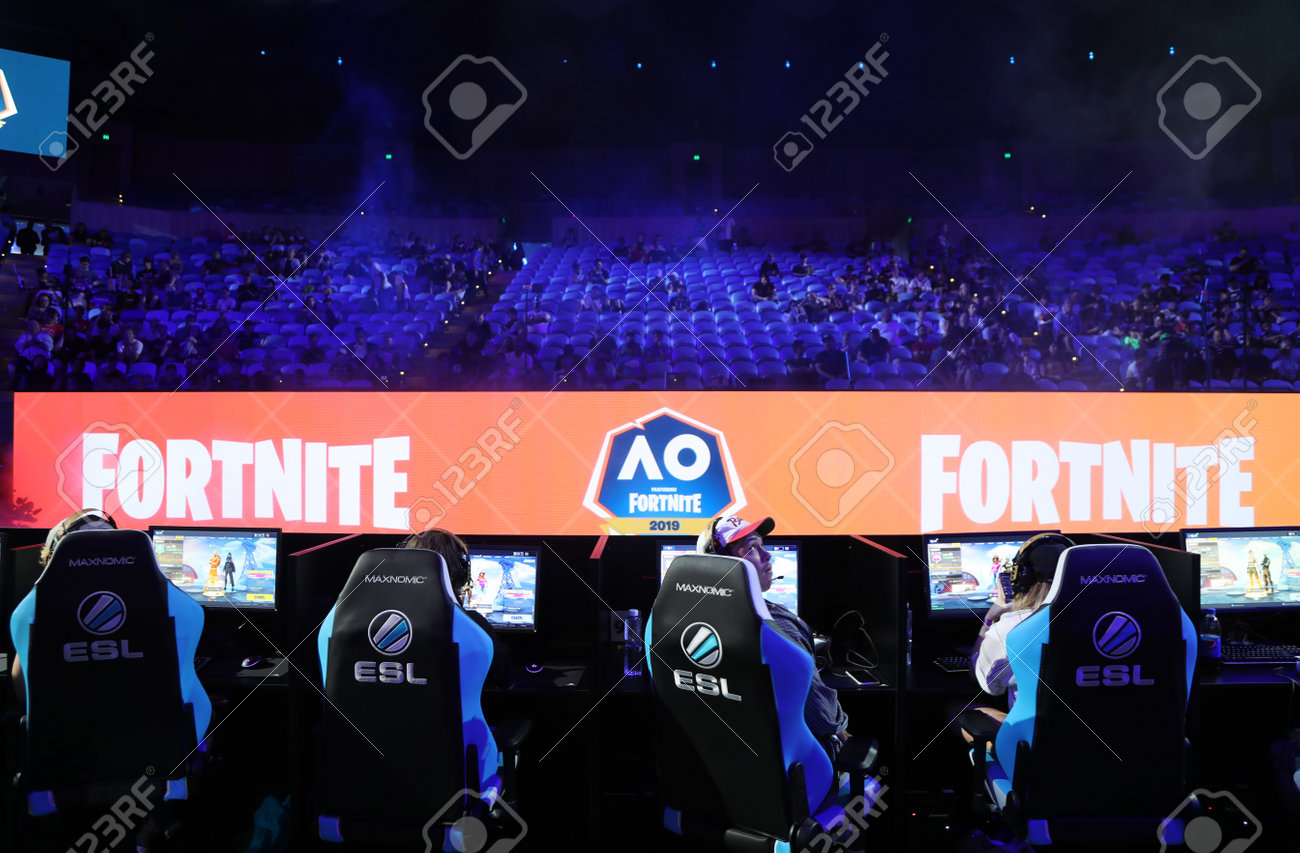 Melbourne Australia January 27 2019 Hundreds Fortnite Gamers - melbourne australia january 27 2019 hundreds fortnite gamers compete during fortnite summer