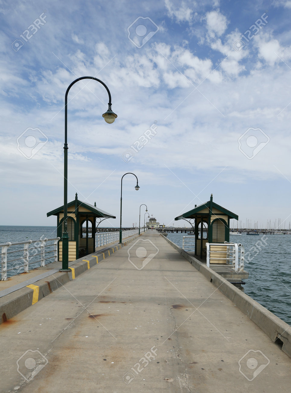 St Kilda Australia January 25 2019 St Kilda Pier In Port