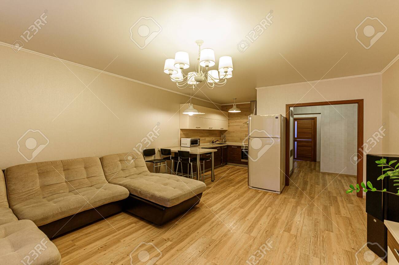 Russia, Moscow- February 07, 2020: interior room apartment modern bright cozy atmosphere. general cleaning, home decoration, preparation of house for sale - 152628298 Russia, Moscow- February 07, 2020: interior room apartment modern bright cozy atmosphere. general cleaning, home decoration, preparation of house for sale - 152628298
