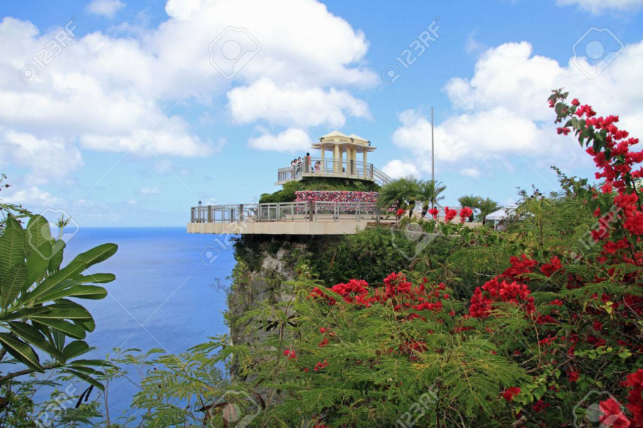 Two Lovers Point In Guam Stock Photo Picture And Royalty Free Image Image