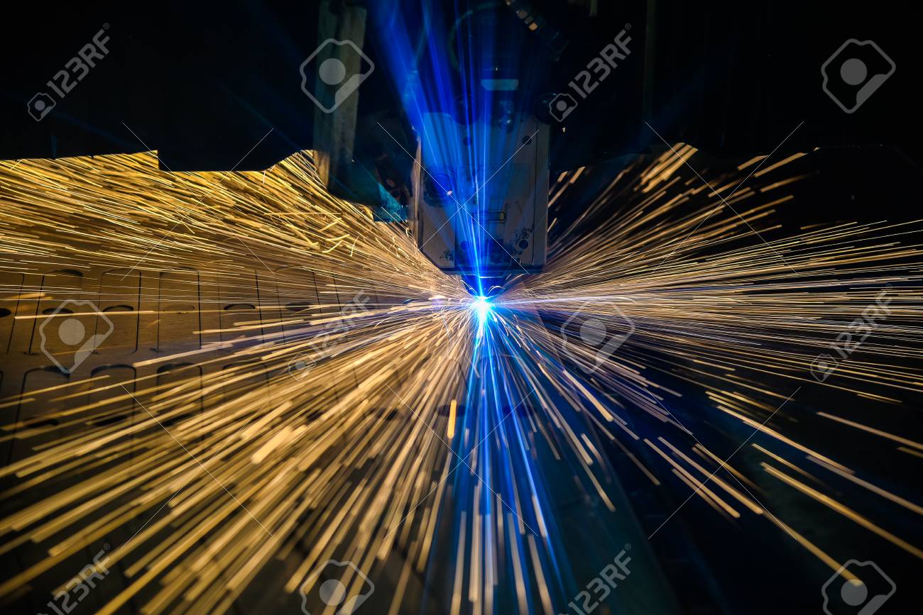 industrial laser cutting processing manufacture technology of flat stock sheet metal