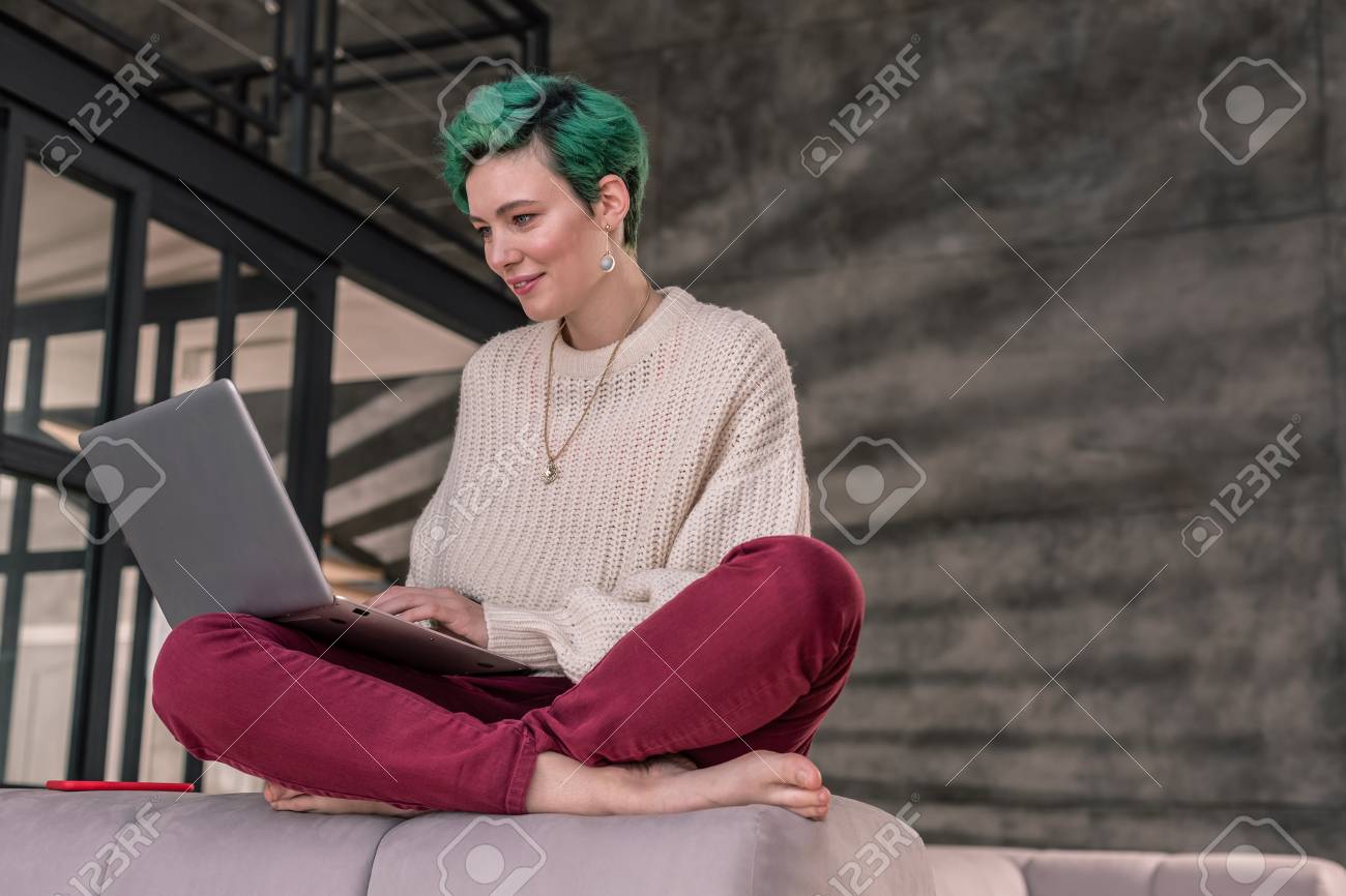 typing letter successful businesswoman typing business letter typing business letter