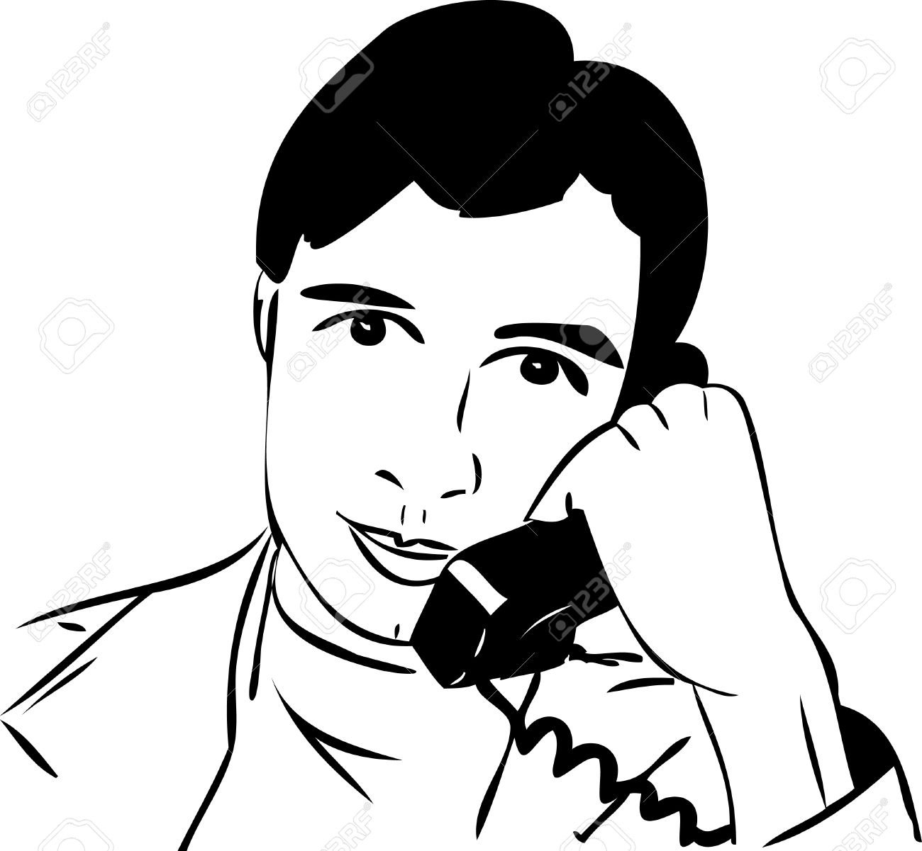 Talking On The Phone With A Guy Talking On The Phone With A Guy