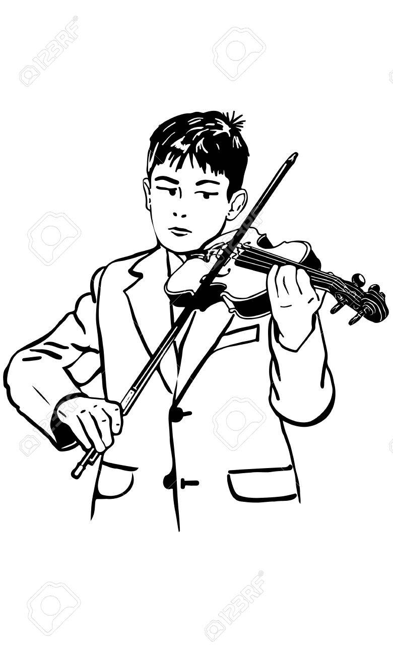 Black And White Vector Sketch Boy Is Practicing The Violin Royalty ... for violin cartoon black and white
270bof Black And White Vector Sketch Boy Is Practicing The Violin Royalty ... for violin cartoon black and white
270bof
