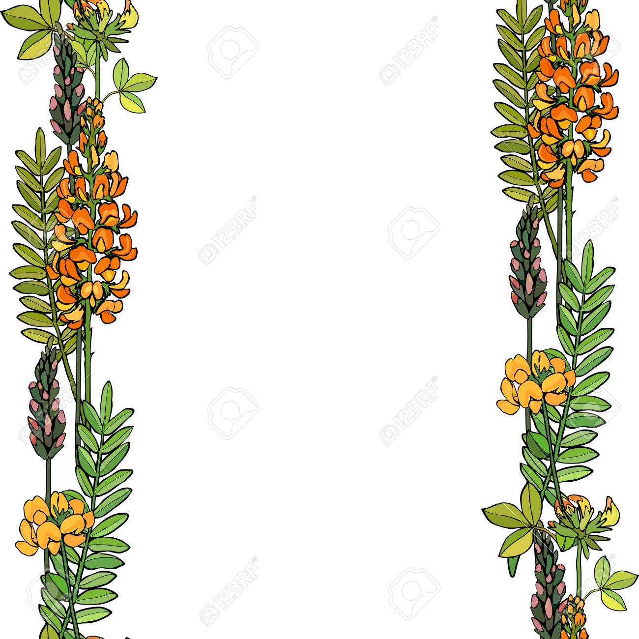 Seamless background with flowers. Perfect for greeting card. Vector illustration, EPS 10 - 124835056 Seamless background with flowers. Perfect for greeting card. Vector illustration, EPS 10 - 124835056