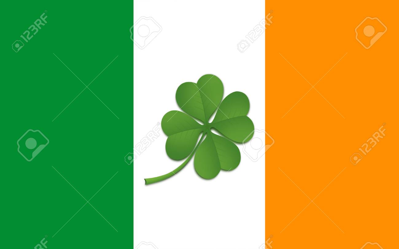 Drapeau De L Irlande Aussi Connu Comme La Republique D Irlande Est Un Etat Souverain En Europe Du Nord Ouest Qui Occupe Environ Les Cinq Sixiemes De L Ile D Irlande Banque D Images Et Photos Libres De