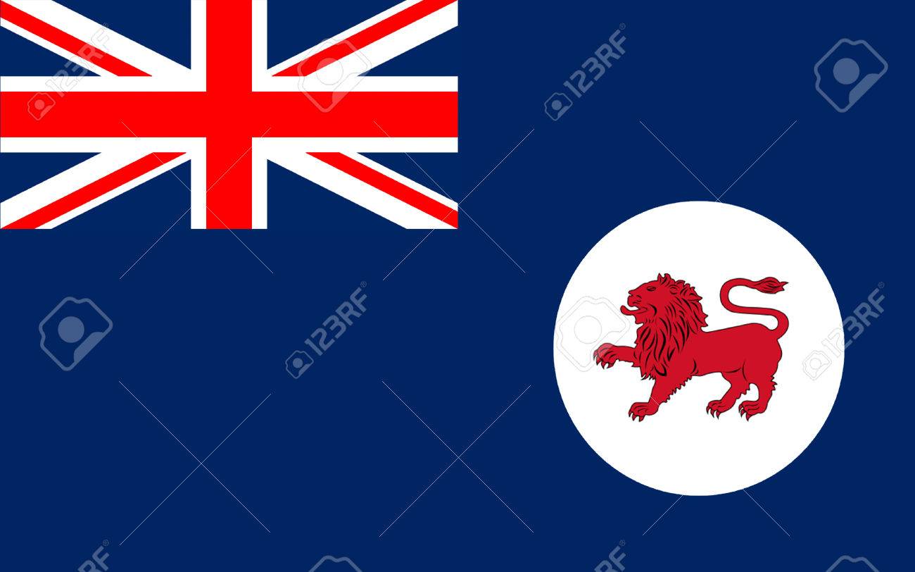 Drapeau De La Tasmanie Est Un Etat Du Commonwealth De L Australie De L Ile Banque D Images Et Photos Libres De Droits Image 56243419