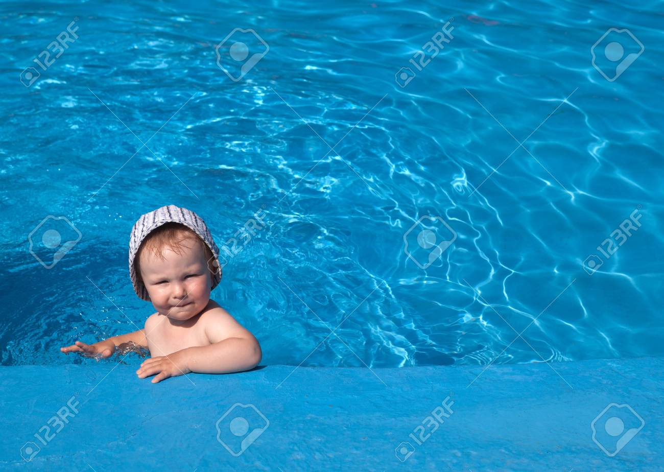 Small Baby In Swimming Pool On Holiday Stock Photo Picture And Royalty Free Image Image 20412009