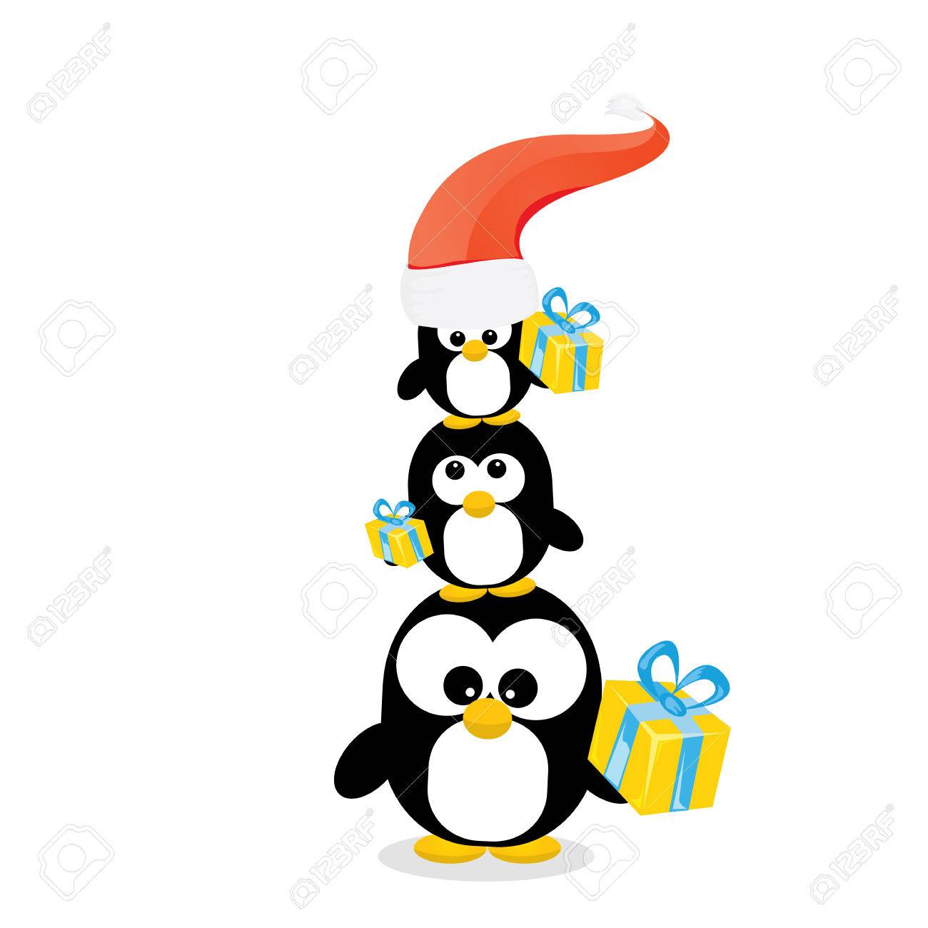 Paquete De 3 Tarjetas De Feliz Navidad - Lindo Diseño De Pingüino Bebé -  Paquete Múltiple De Tarjetas De Feliz Navidad - Paquete De Tarjetas De  Navidad De 3 - Lindas Tarjetas De Navidad, image size:1300x1300
