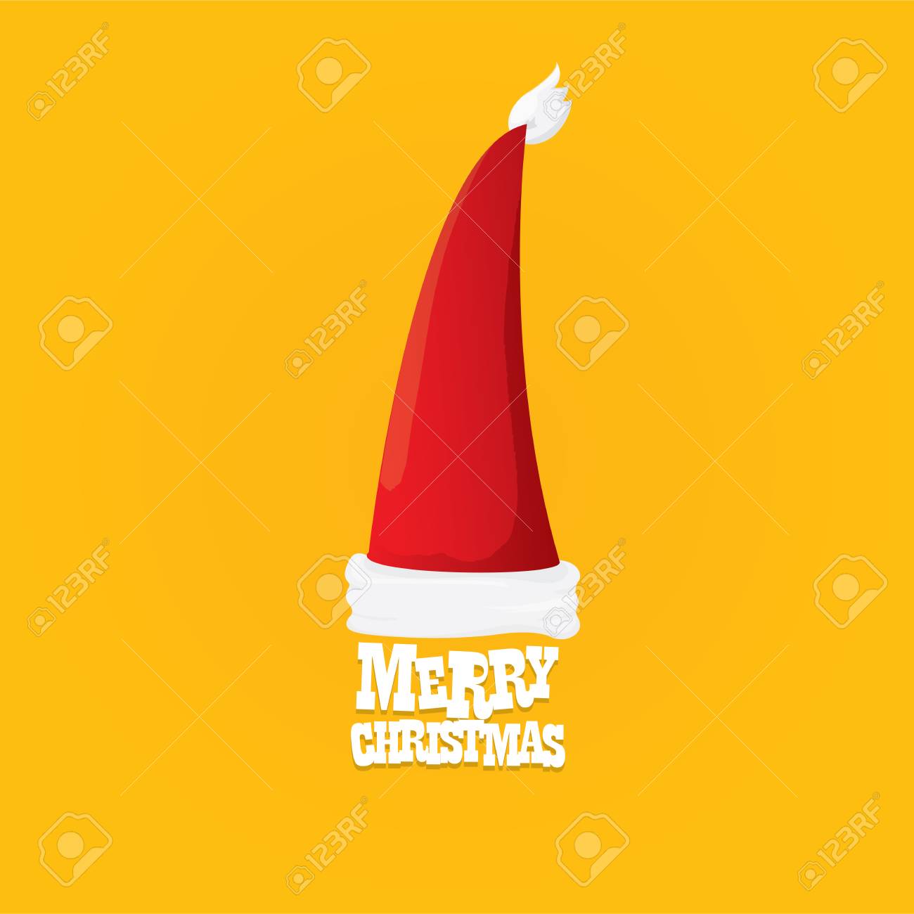 yellow christmas hat