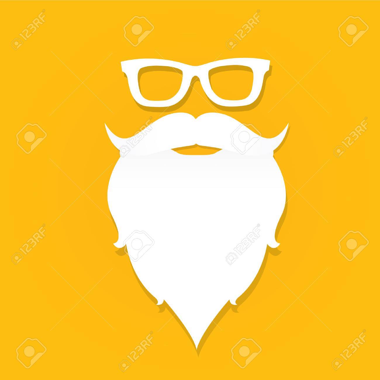 ひげベクトル イラスト サンタ クロース クリスマス パーティーやグリーティング カードの流行に敏感なポスター 流行に敏感なサンタ メリー クリスマス アート デザインの背景をベクトルします のイラスト素材 ベクタ Image