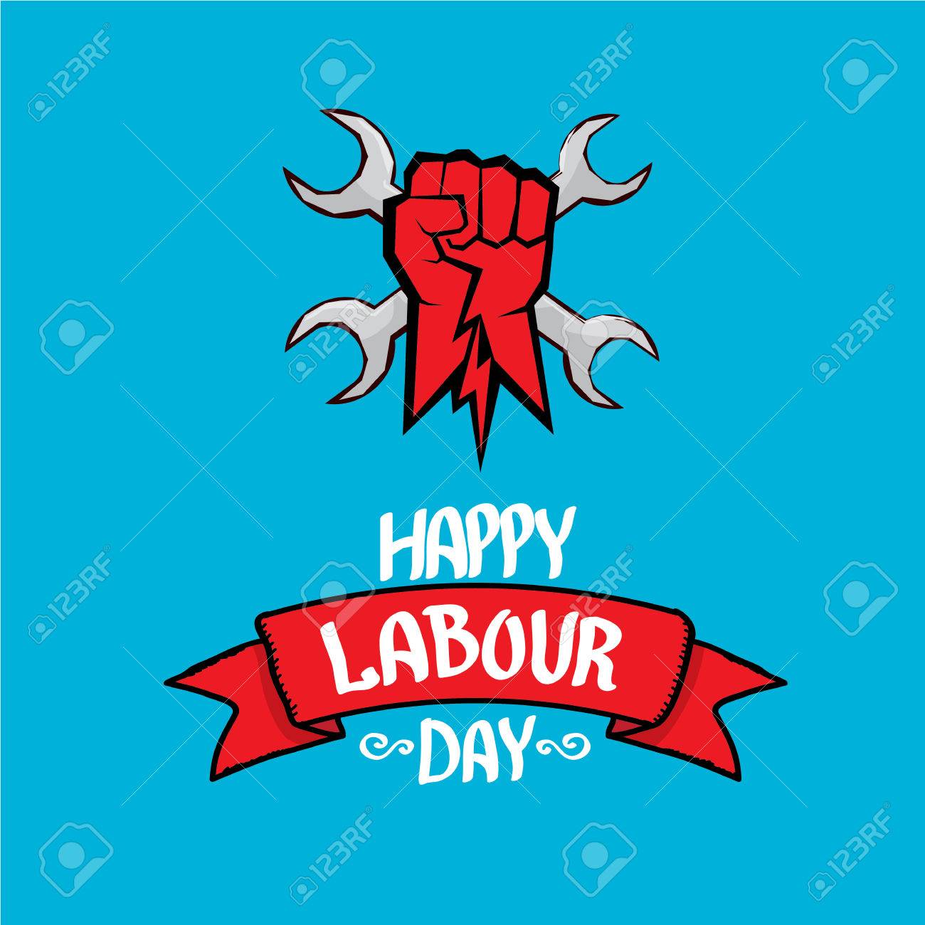 1 may labour day vector happy labour day poster or workers day