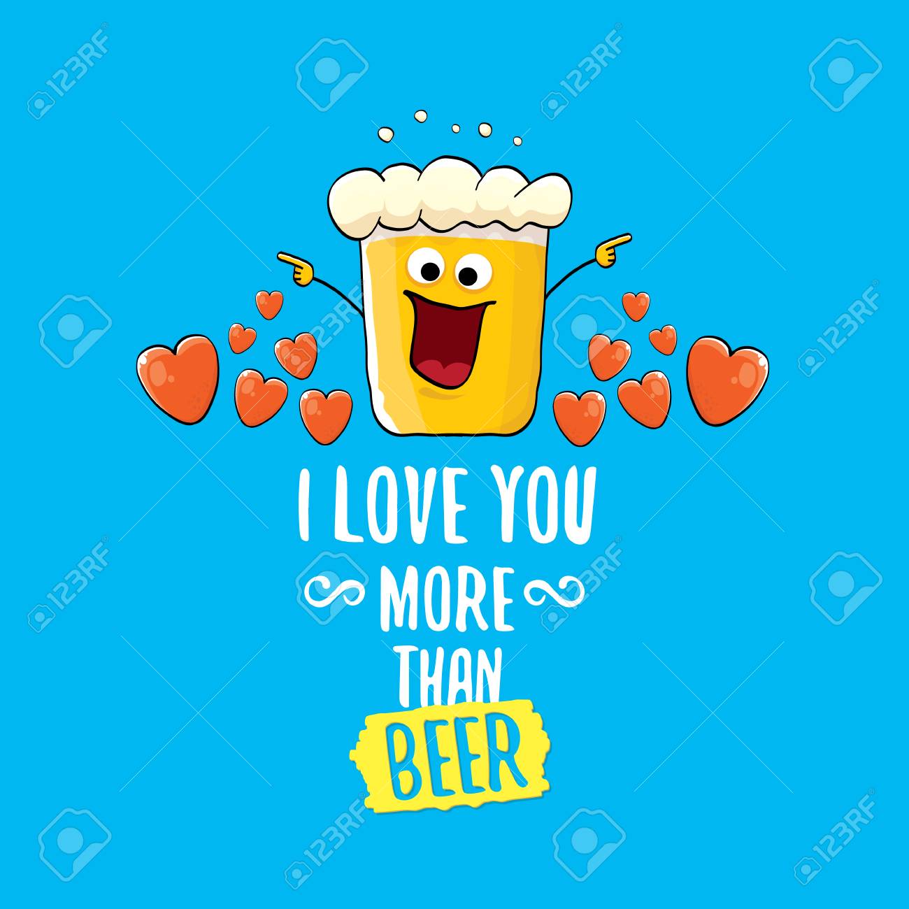 I Love You More Than Beer Vector Valentines Day Greeting Card Royalty Free Cliparts Vectors And Stock Illustration Image I Love You More Than Beer Vector Valentines Day Greeting Card Royalty Free Cliparts Vectors And Stock Illustration Image