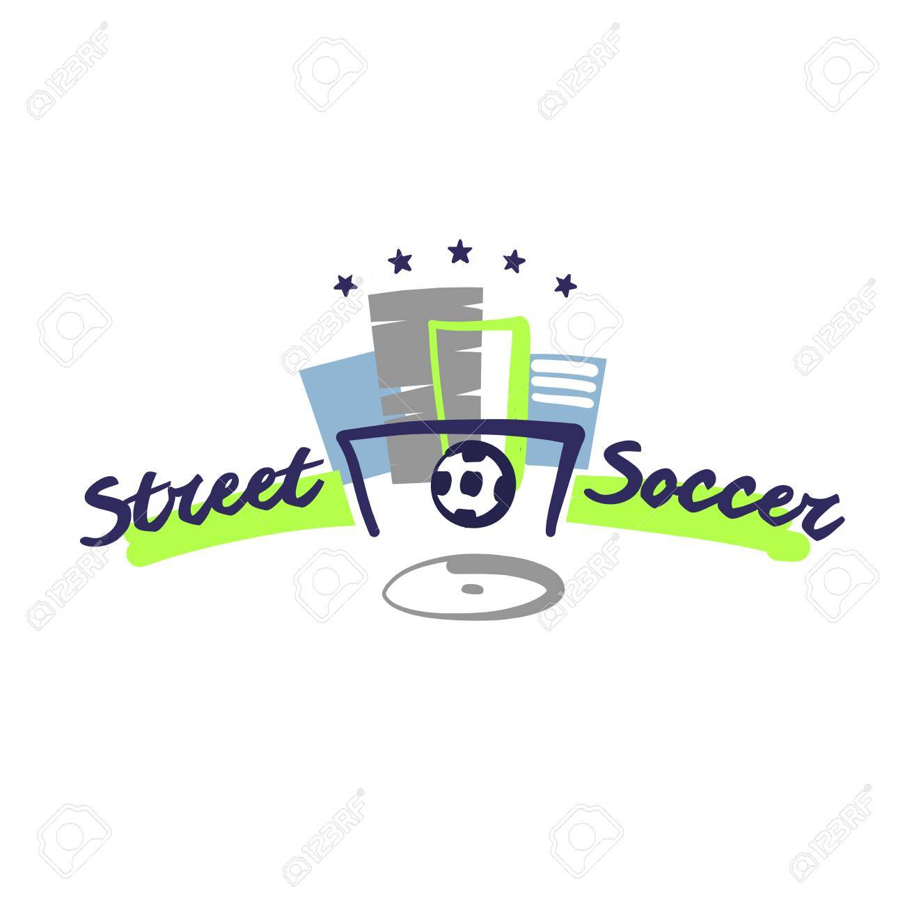 element design poster banner card logo template for football