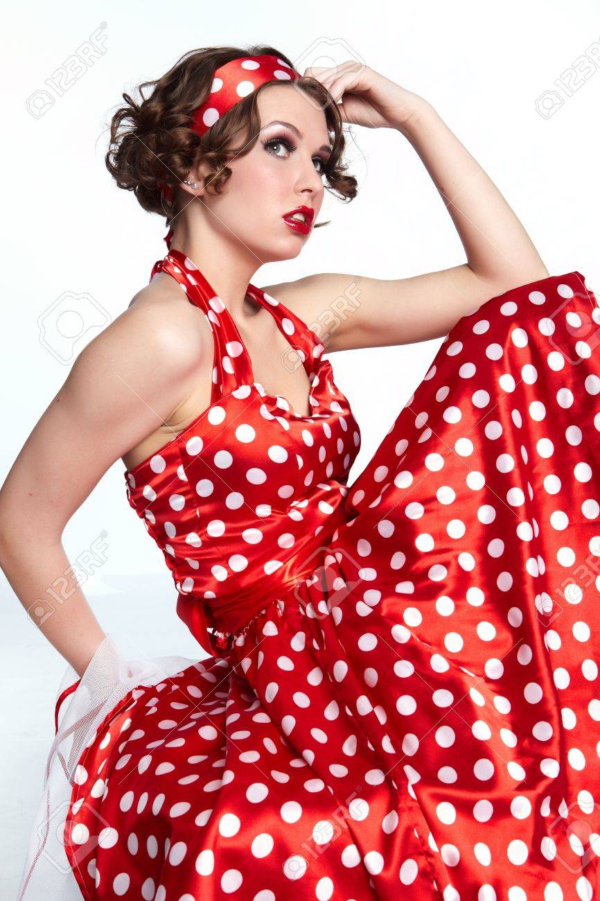 ピンナップ ガール アメリカン スタイル の写真素材 画像素材 Image