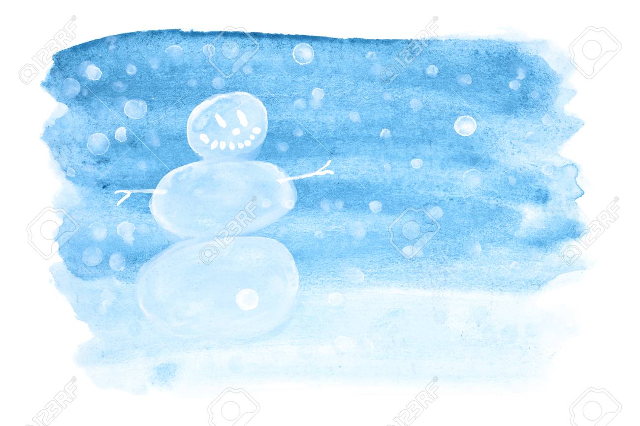 christmas watercolor background