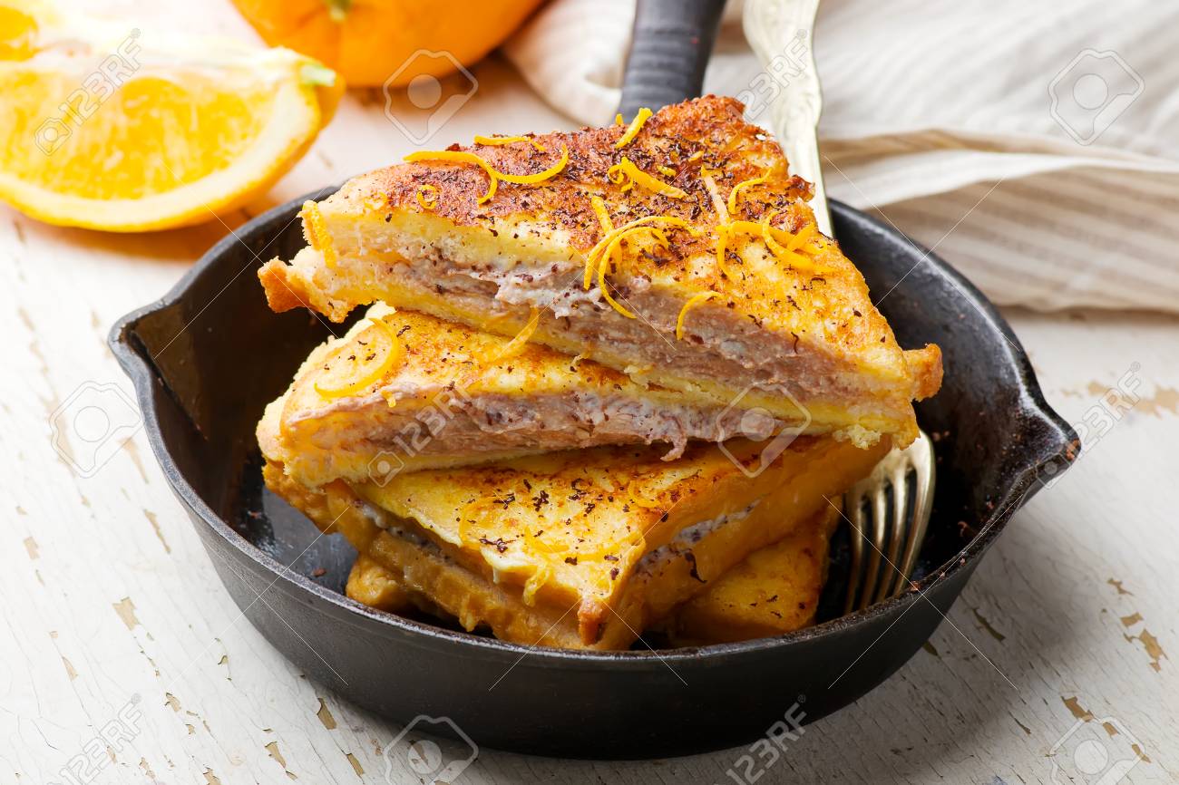 Cookie Dough Stuffed French Toast Selective Focus Stock Photo Picture And Royalty Free Image Image 72842446