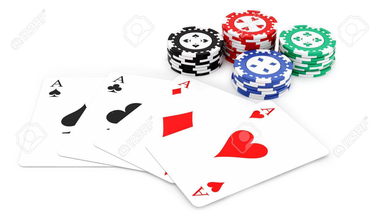 4 aces-poker - pokerchips und pokertische essen