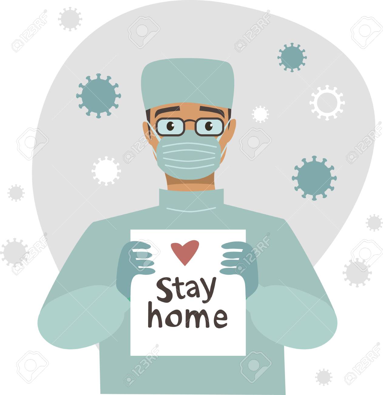 Doctor Holding Stay Home Sign Begging People To Stay At Home Royalty Free Cliparts Vectors And Stock Illustration Image Doctor Holding Stay Home Sign Begging People To Stay At Home Royalty Free Cliparts Vectors And Stock Illustration Image