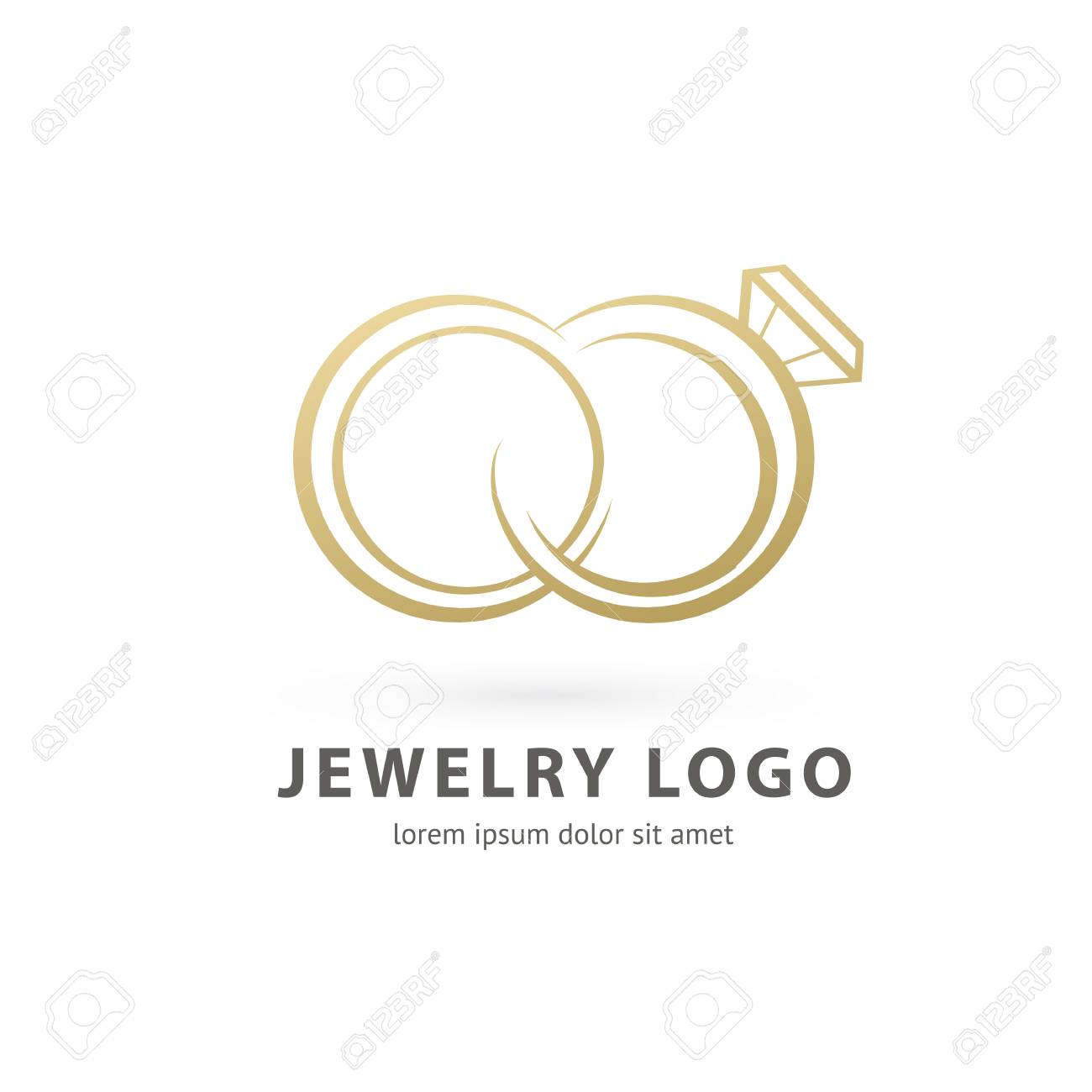 Illustration design of logotype business luxury jewelry symbol. Vector diamond ring web icon. - 101616038 Illustration design of logotype business luxury jewelry symbol. Vector diamond ring web icon. - 101616038