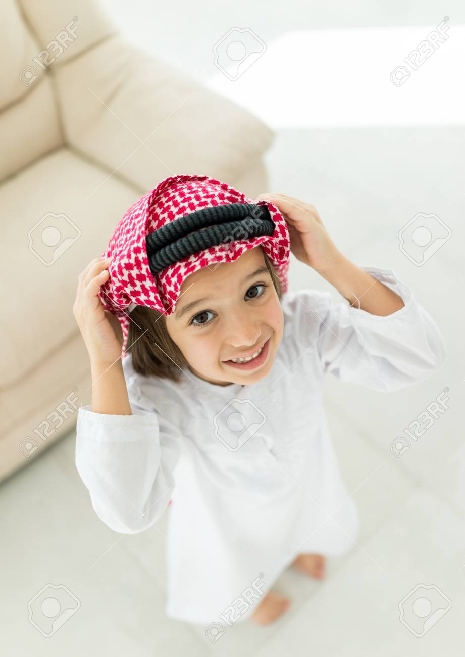 Cute Arabic Kid Stock Photo Picture And Royalty Free Image Image