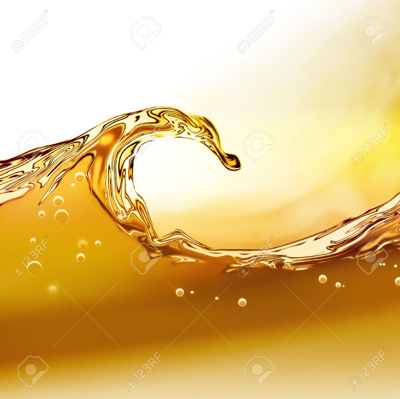 Oil wave on a light background - 45836100