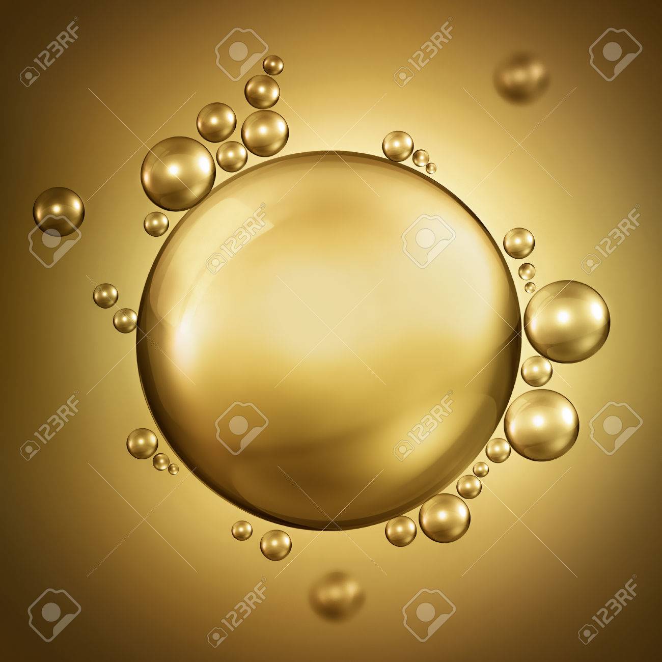 abstract design with air bubbles in oil - 46122929 abstract design with air bubbles in oil - 46122929