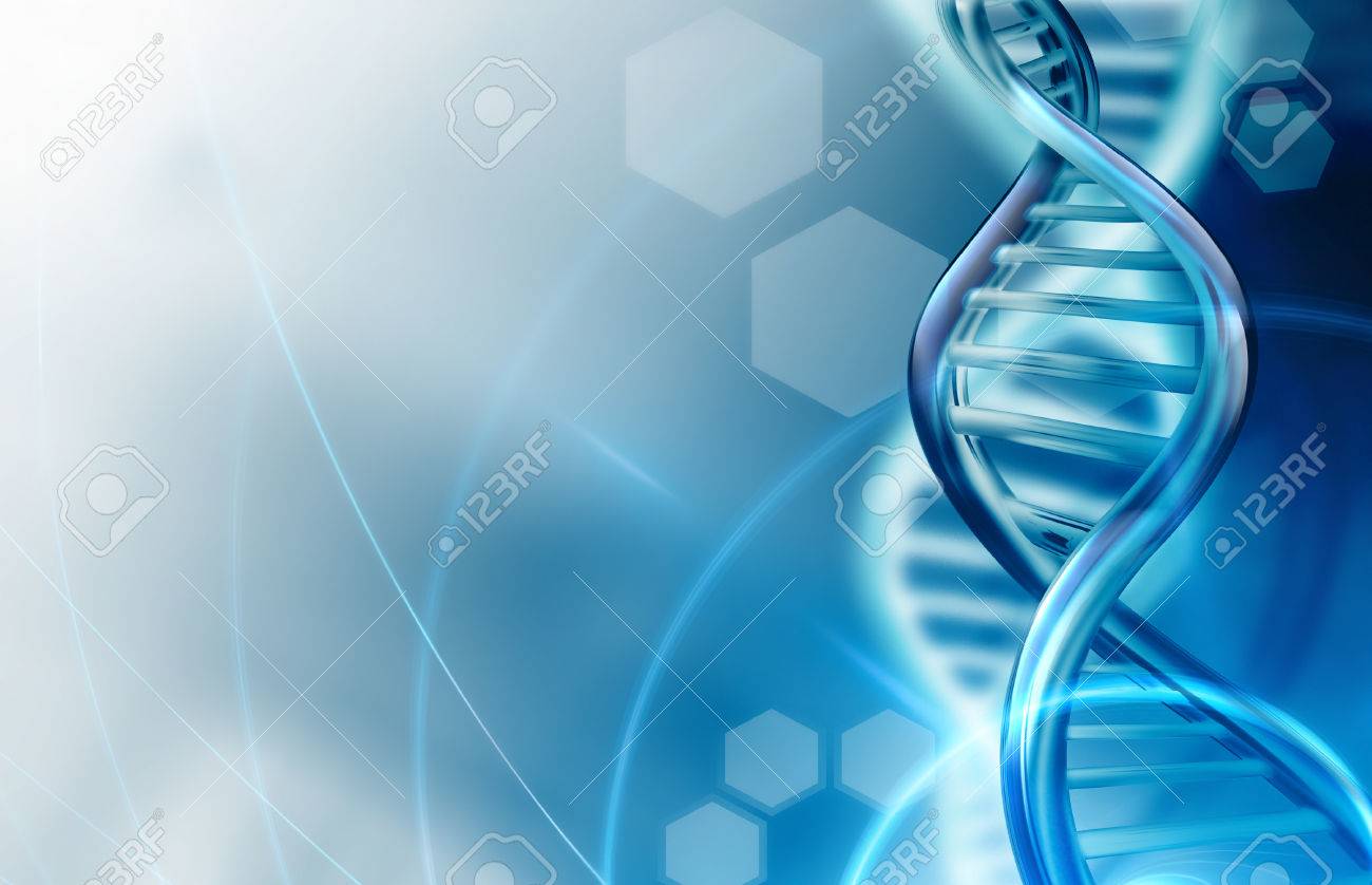 Abstract science background with DNA strands - 54795565 Abstract science background with DNA strands - 54795565