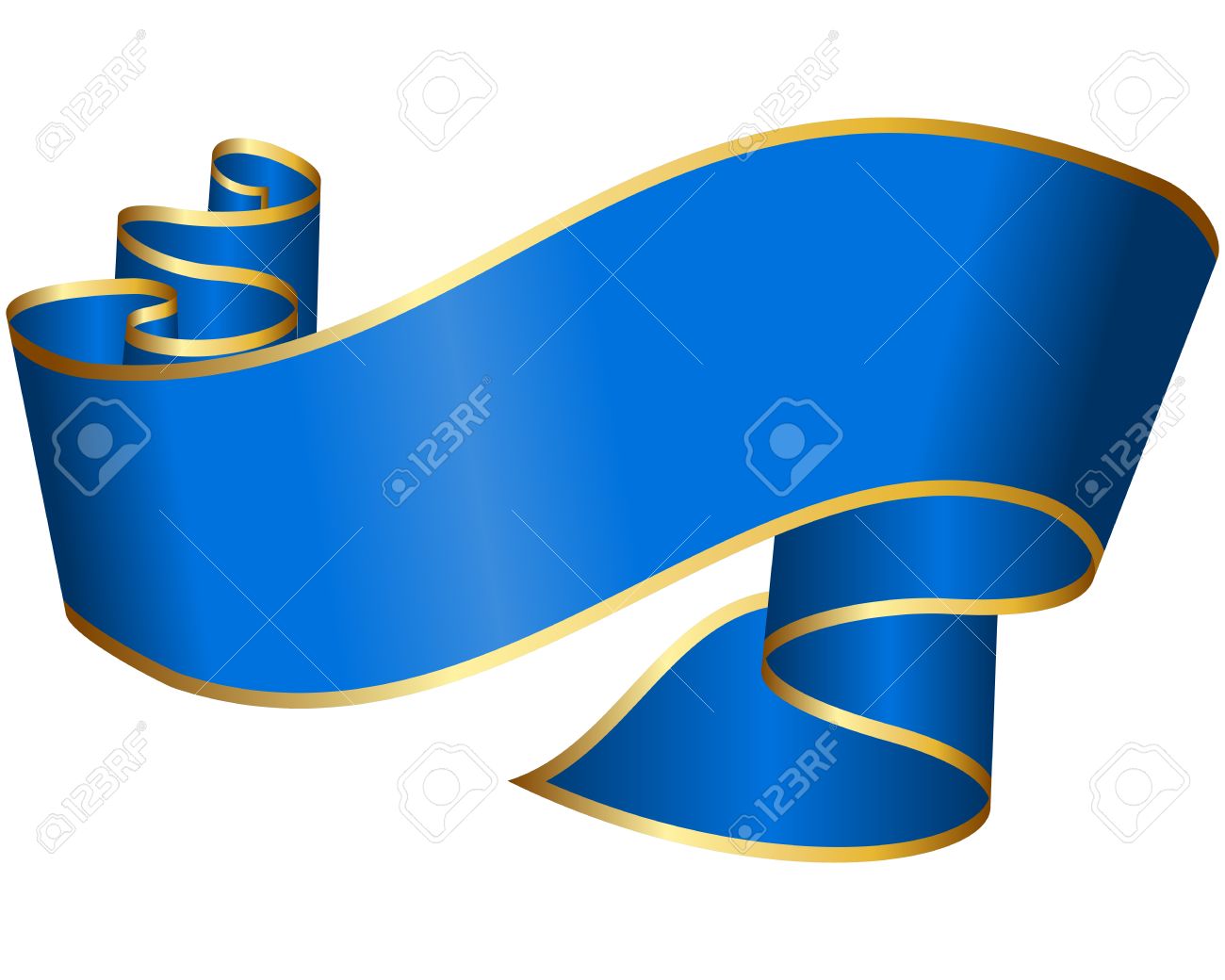 blue ribbon background