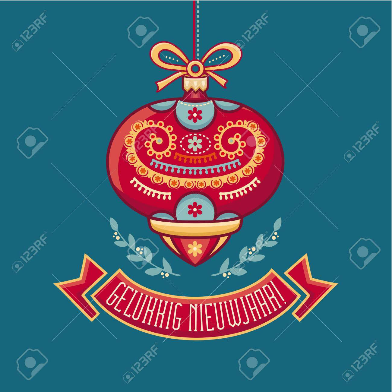 グリーティング カード Gelukkig Nieuwjaar オランダ語のテキストの Gelukkig Nieuwjaar は 新年の挨拶を意味します オランダのクリスマス カード のイラスト素材 ベクタ Image グリーティング カード Gelukkig Nieuwjaar オランダ語のテキストの Gelukkig Nieuwjaar は 新年の挨拶を意味します オランダのクリスマス カード のイラスト素材 ベクタ Image