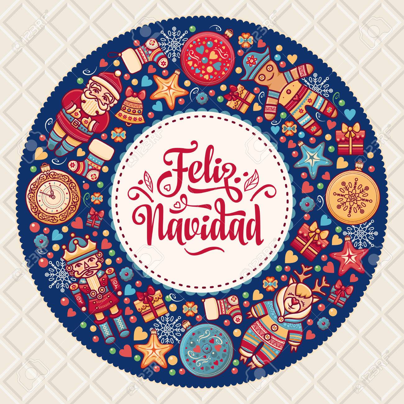 christmas decorations for invitations and greeting cards winter