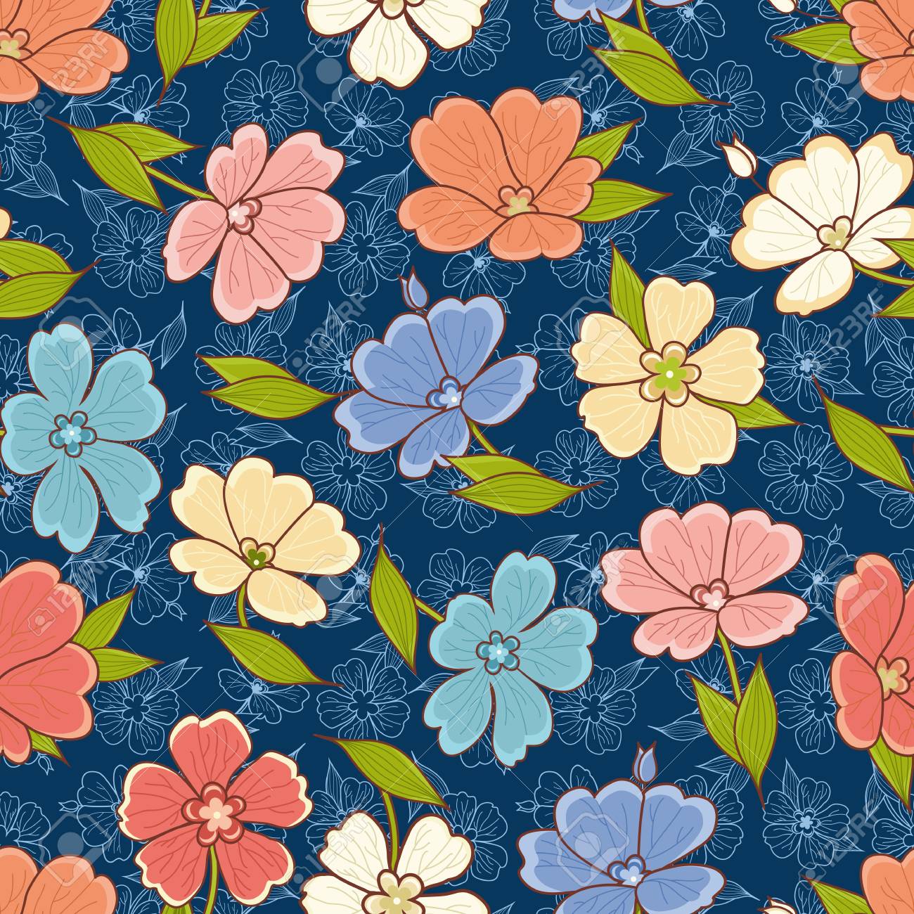 floral print seamless pattern