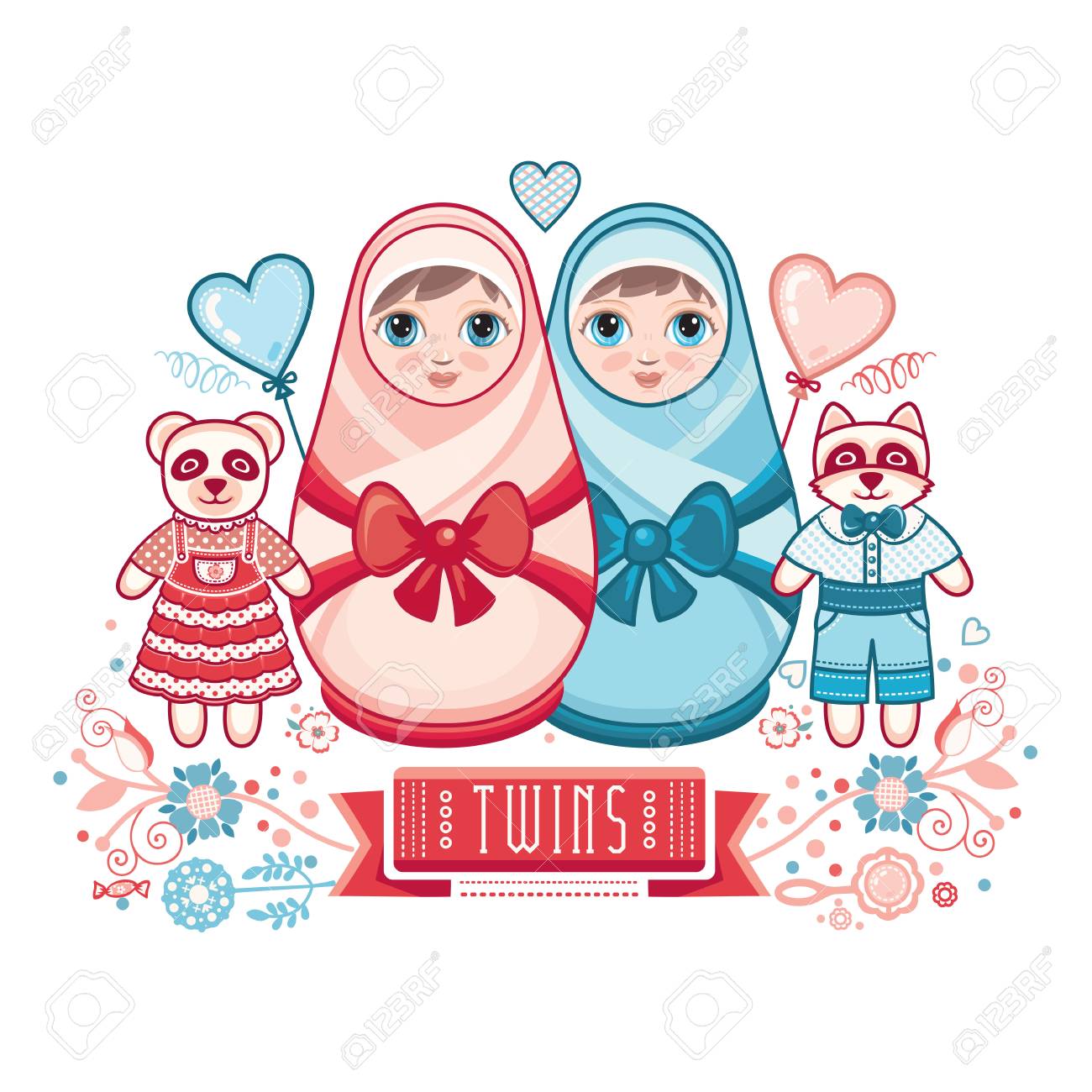 newborn little baby matryoshka greeting card best for birthday newborn congratulation card