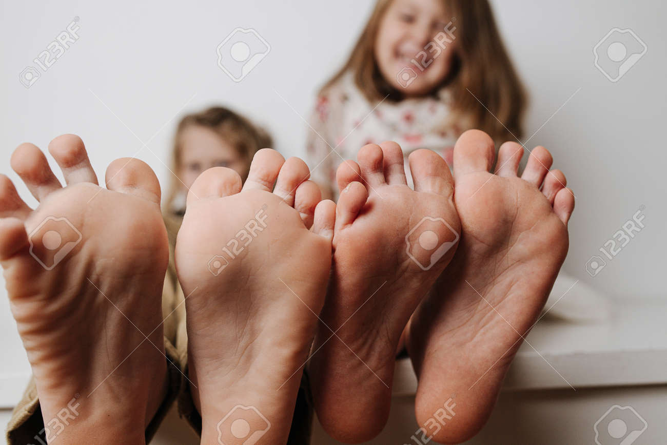 117269 Womans Bare Feet Stock Photos & High-res